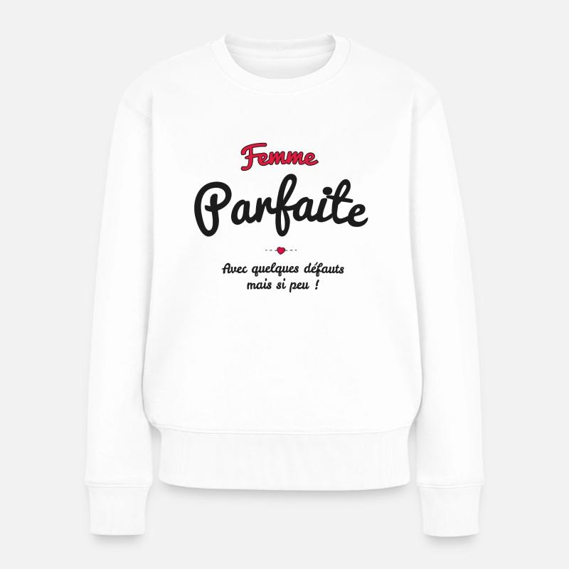 Femme parfaite - Pull Premium bio Femme - blanc