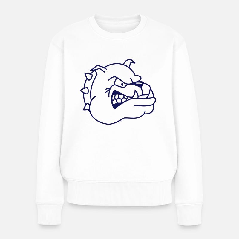 Comic - Frauen Premium Bio Pullover - Weiß