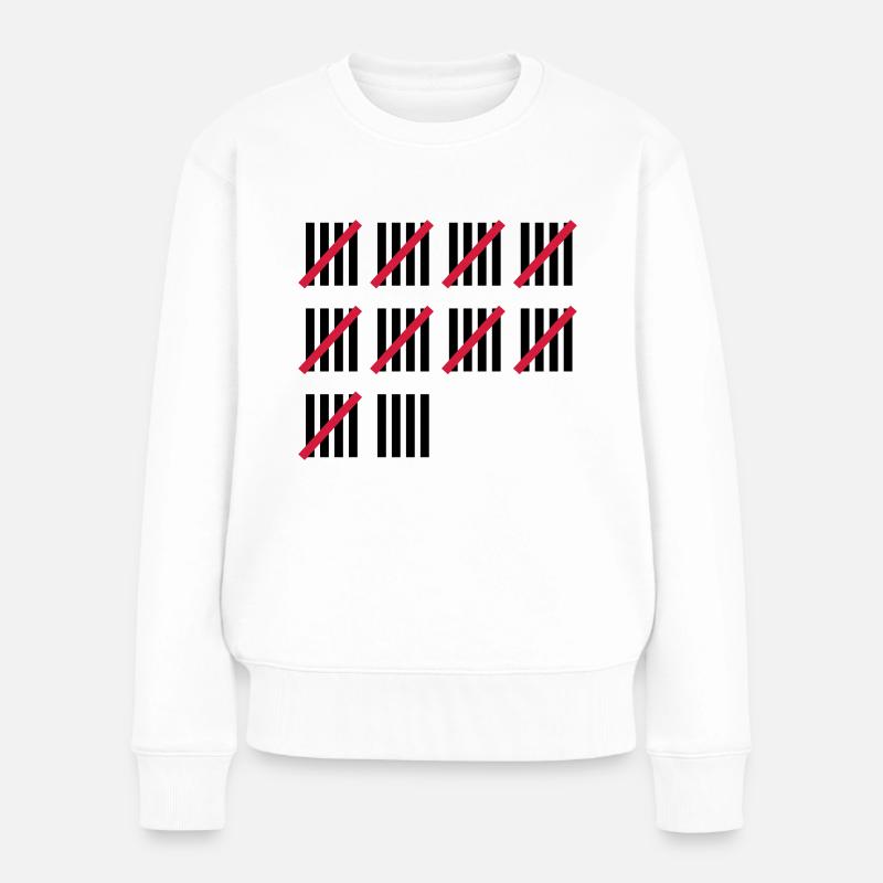 49 . Geburtstag - Frauen Premium Bio Pullover - Weiß