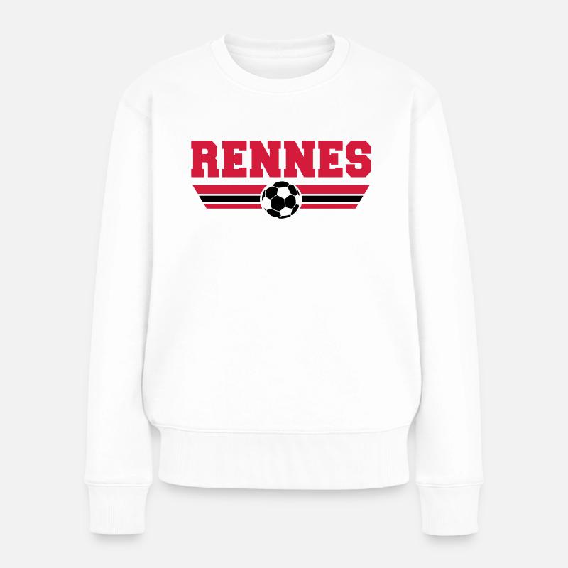 Rennes foot 2013 - Pull Premium bio Femme - blanc