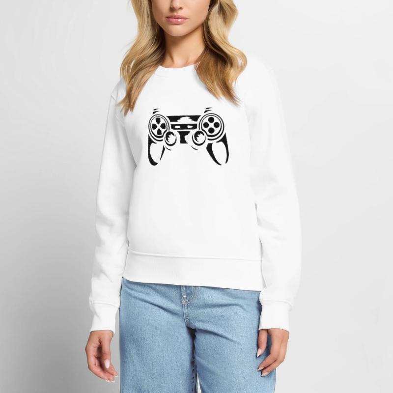 Controller Retro Console Gamer Women's Premium Organic Jumper