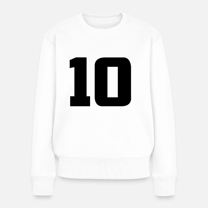 Numéro 10 - Pull Premium bio Femme - blanc