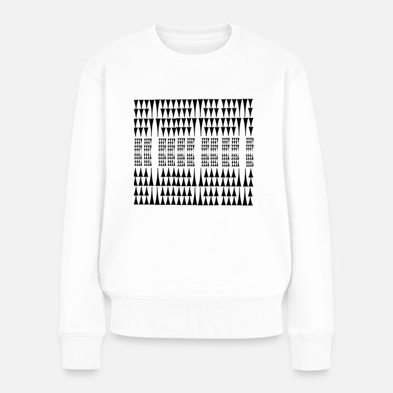 Außergewöhnlich 24 - Frauen Premium Bio Pullover - Weiß