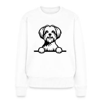 Maltais - Pull Premium bio Femme - blanc - Devant - Julia (174cm)