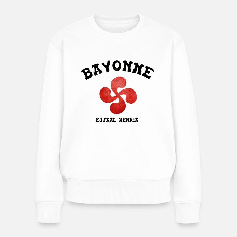 Bayonne 4 - Pull Premium bio Femme - blanc