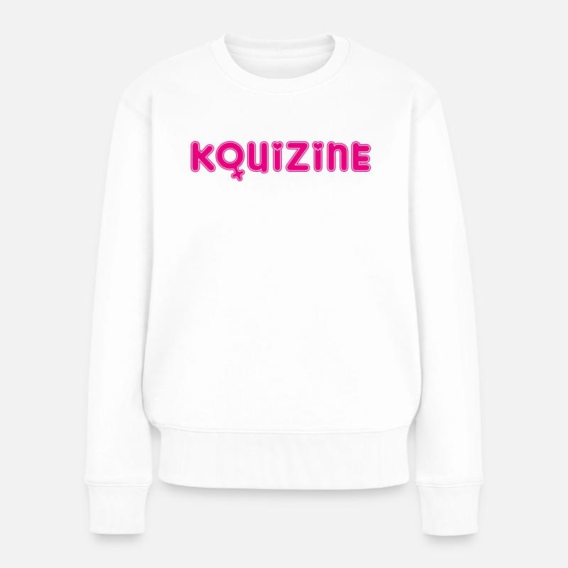 KOUIZINE - Pull Premium bio Femme - blanc