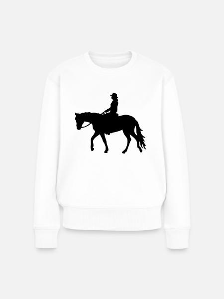 Pleasure Lady - Farbwechsel - Frauen Premium Bio Pullover - Weiß