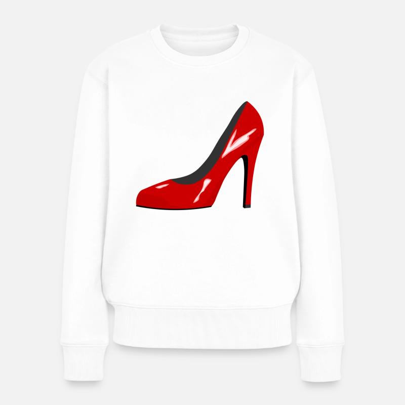 chaussures à talon - Pull Premium bio Femme - blanc