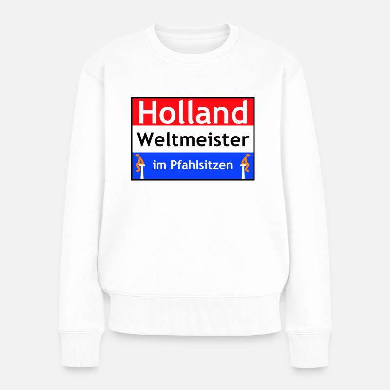 Hollande - Pull Premium bio Femme - blanc
