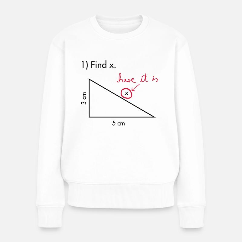 Trouver x - Pull Premium bio Femme - blanc
