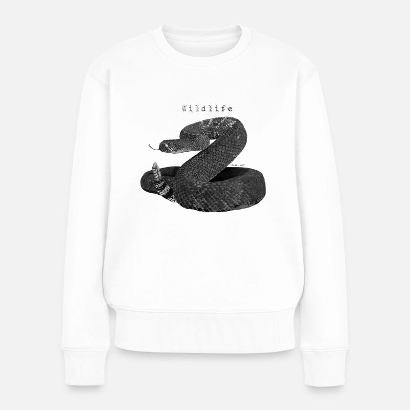 Serpent - Pull Premium bio Femme - blanc