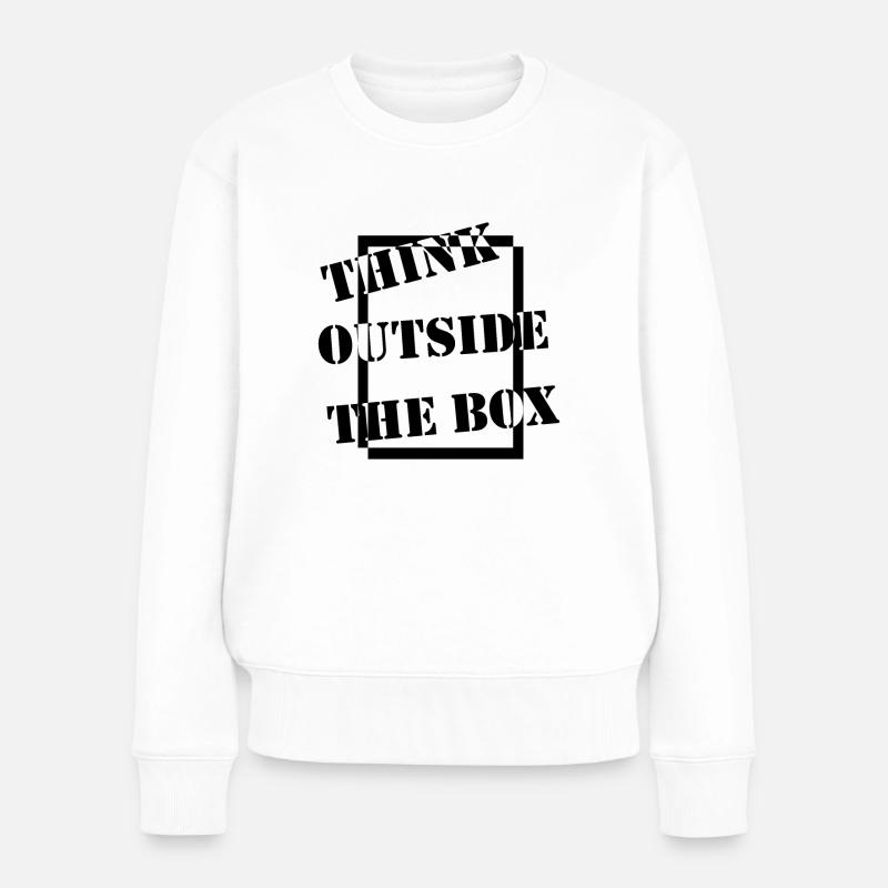 BOX - Pull Premium bio Femme - blanc