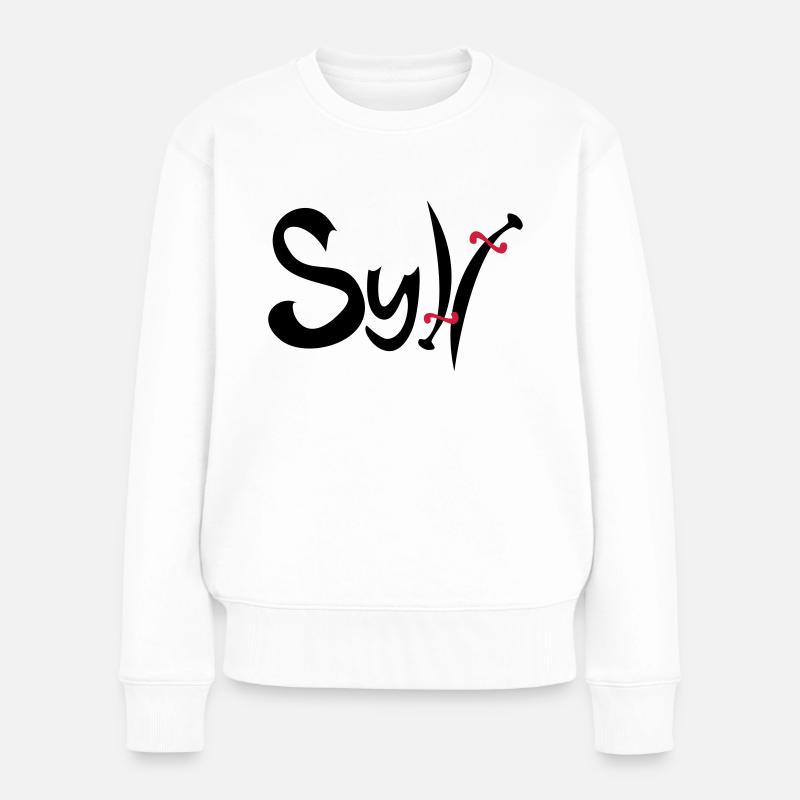 sylt - Frauen Premium Bio Pullover - Weiß