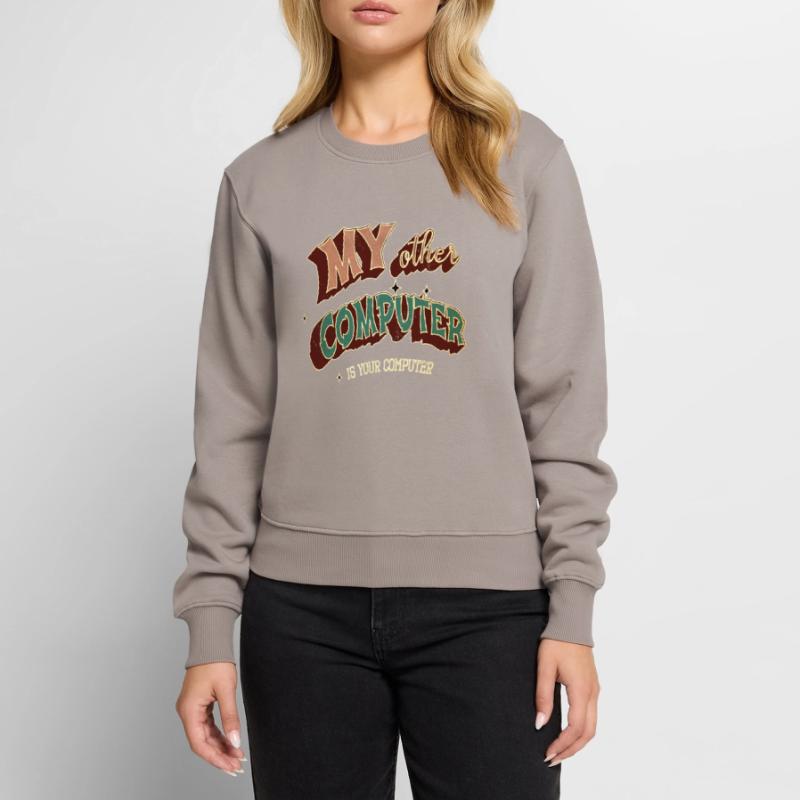 hacking coding hacking hack out glitch present Frauen Premium Bio Pullover