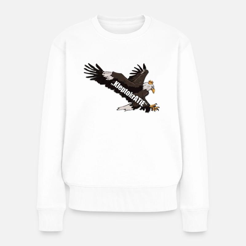 EAGLE - Women's Premium Organic Jumper - white