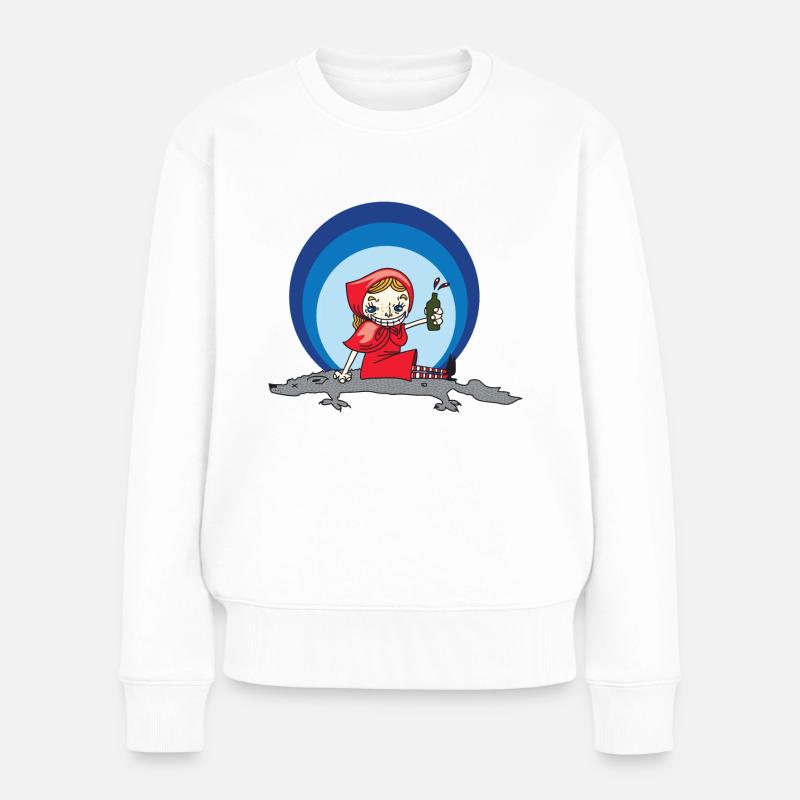 chaperon rouge - Pull Premium bio Femme - blanc