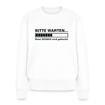 ABITUR 2026 - ABI 26 - SCHULABGÄNGER - ABSCHLUSS - Frauen Premium Bio Pullover - Weiß - Vorne - Julia (174cm)