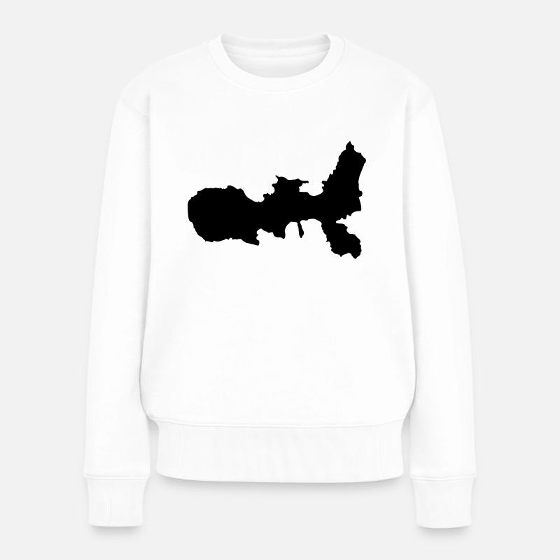 Elba - Frauen Premium Bio Pullover - Weiß