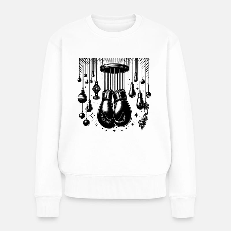 Boxtrainer | Boxtrainer - Frauen Premium Bio Pullover - Weiß