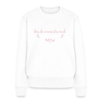 Dankeschön Beste Tante Geschenk - Frauen Premium Bio Pullover - Weiß - Vorne - Julia (174cm)