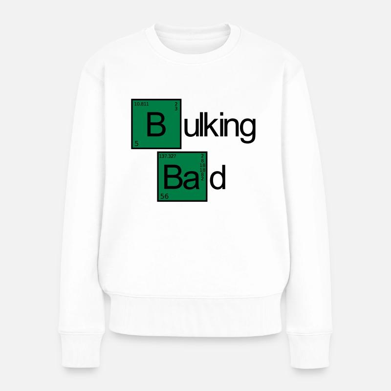 Bulking Bad - Pull Premium bio Femme - blanc
