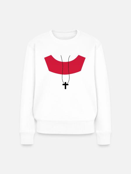 Ministrant Messdiener - Frauen Premium Bio Pullover - Weiß