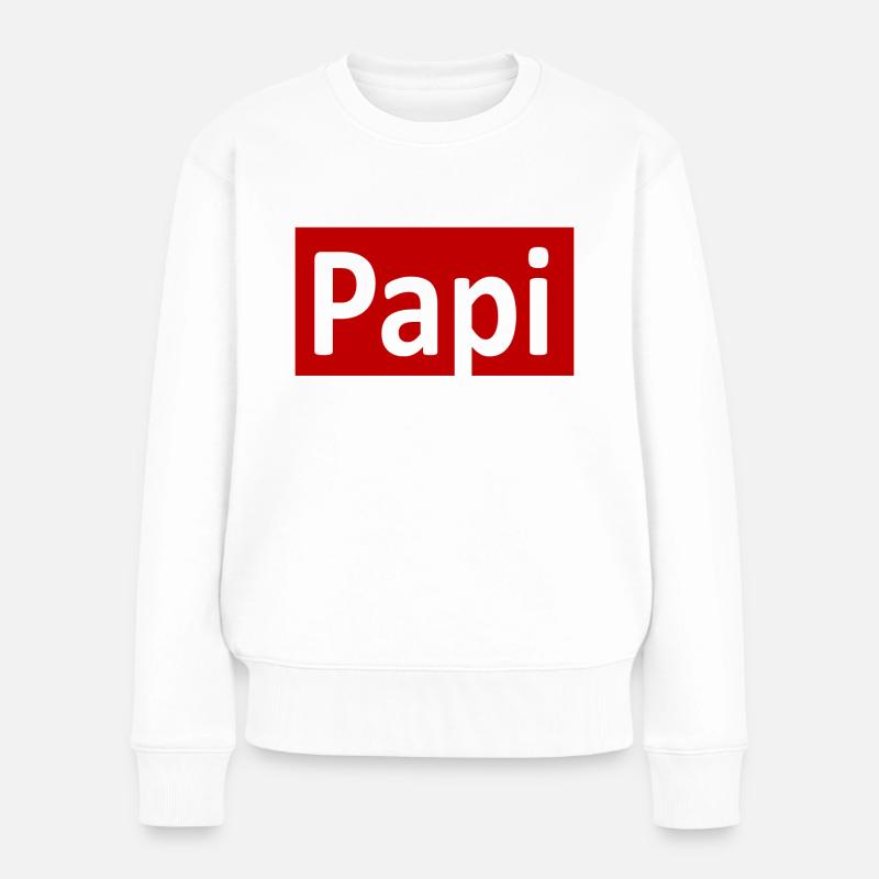 Papa cadeau idee - Pull Premium bio Femme - blanc
