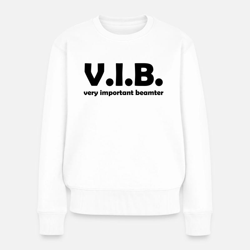 beamter - Frauen Premium Bio Pullover - Weiß