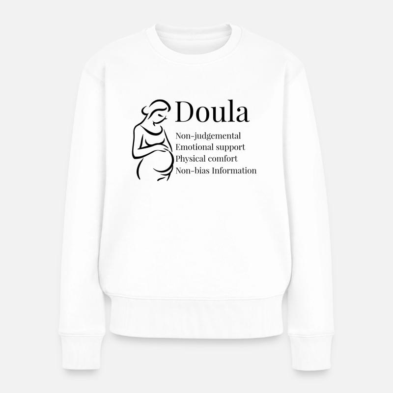 Détails de Doula - Pull Premium bio Femme - blanc