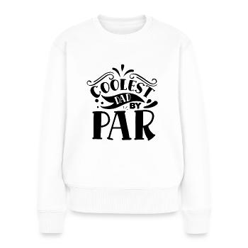 coolest dad by papa par père golf golf golf - Pull Premium bio Femme - blanc - Devant - Julia (174cm)