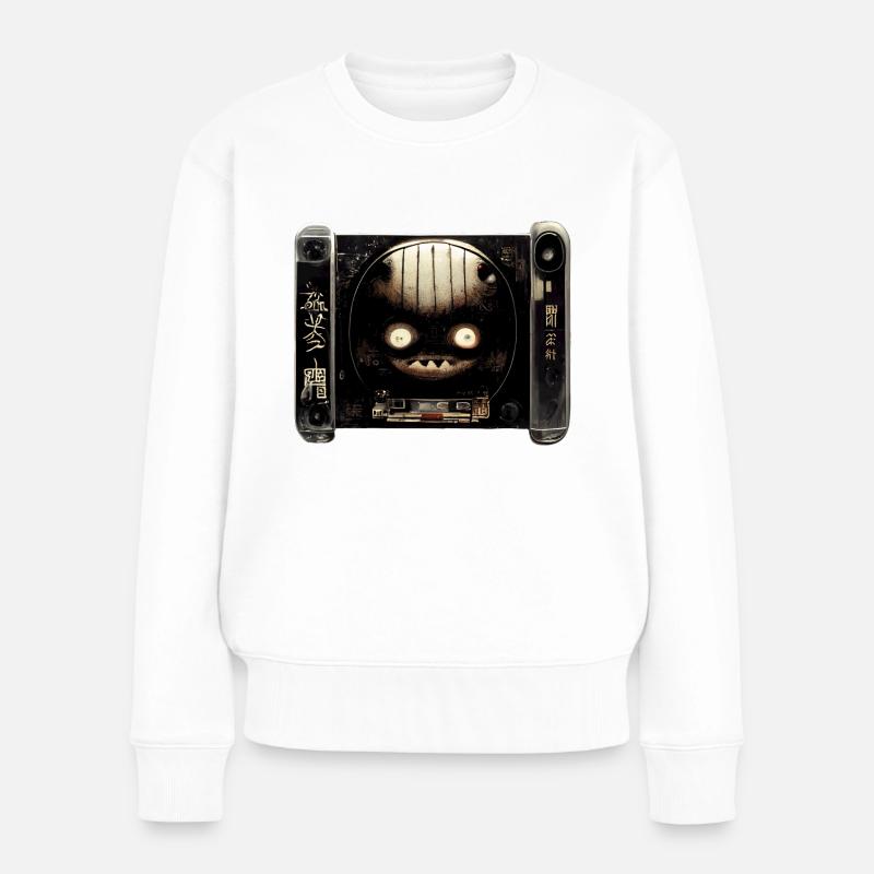 Cassette - Pull Premium bio Femme - blanc