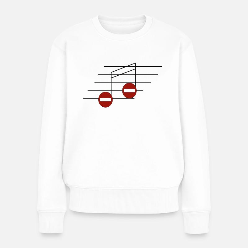 Verbotene Notizen - Frauen Premium Bio Pullover - Weiß