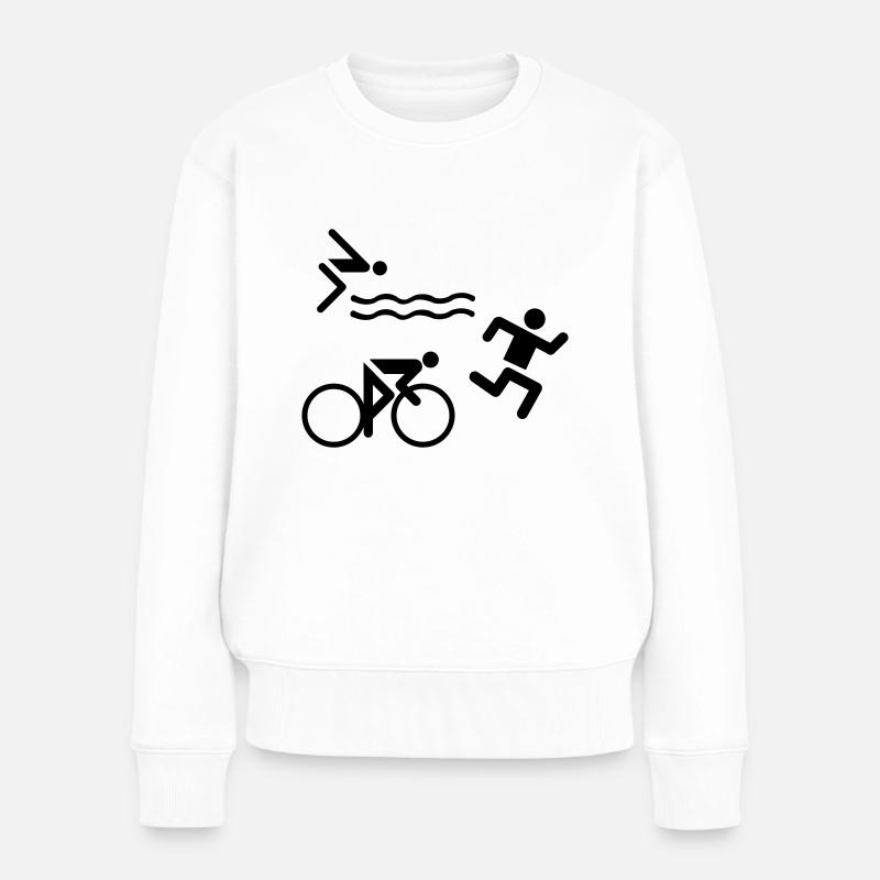 Triathlon - Pull Premium bio Femme - blanc