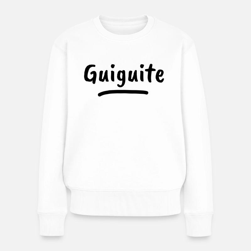Guiguite - Pull Premium bio Femme - blanc