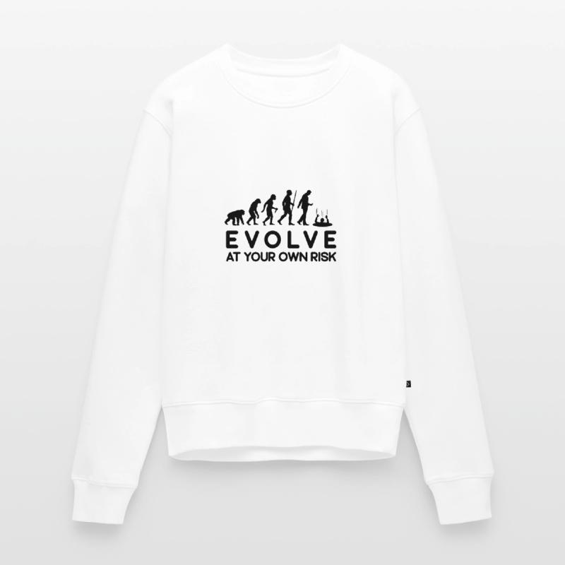 Risque d'évolution Évoluez à vos risques et périls Pull Premium bio Femme