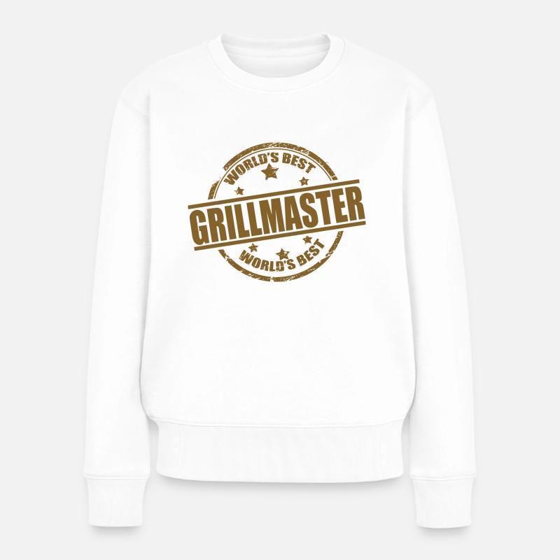 Grillmaster Grillen - Pull Premium bio Femme - blanc