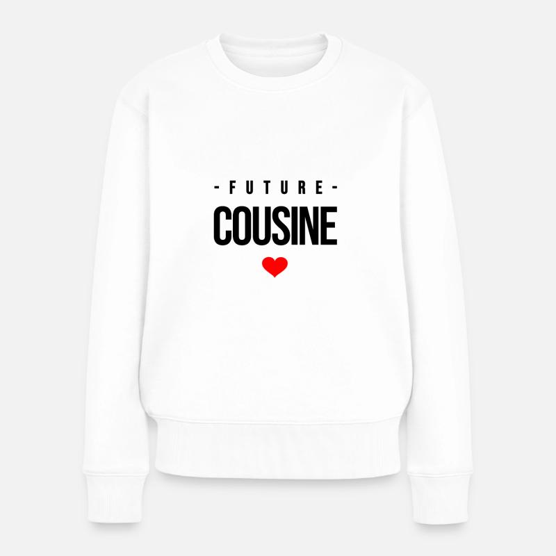 FUTURE COUSINE - Pull Premium bio Femme - blanc