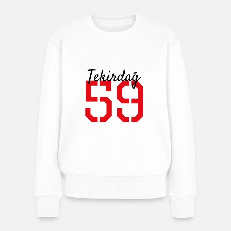 Tekirdag 59 Türkei - Frauen Premium Bio Pullover - Weiß