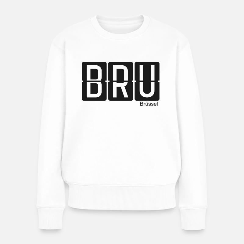 Bruxelles - Pull Premium bio Femme - blanc