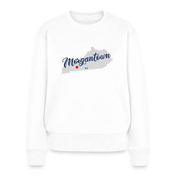 Morgantown - Kentucky USA United States of America - Women's Premium Organic Jumper - white - Front - Julia (174cm)