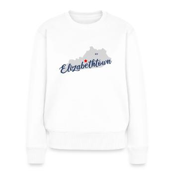 Elizabethtown - Kentucky United States of America - Women's Premium Organic Jumper - white - Front - Julia (174cm)