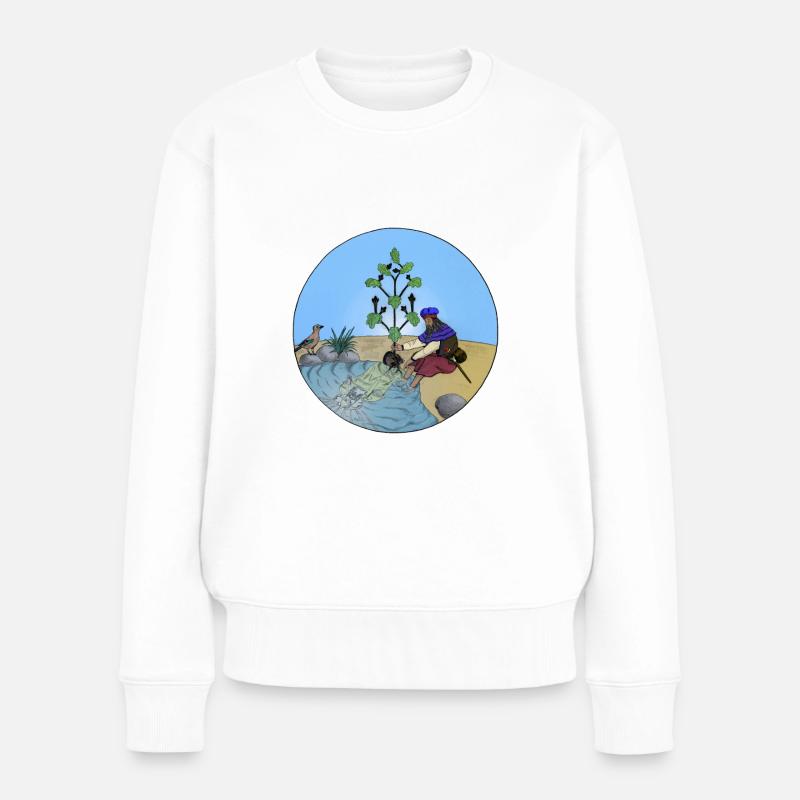 Cognition, écriture blanche - Pull Premium bio Femme - blanc