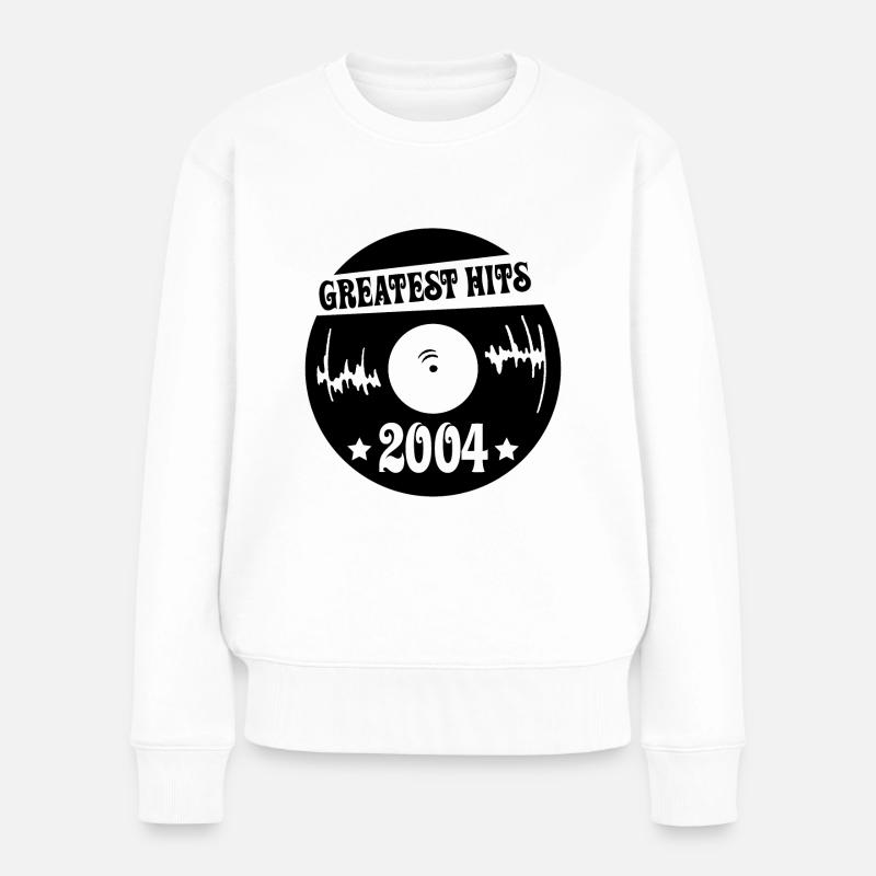Vintage 2004 - Frauen Premium Bio Pullover - Weiß