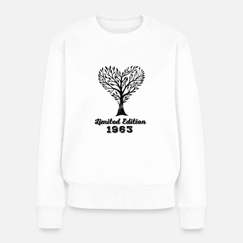 Vintage 1963 - Frauen Premium Bio Pullover - Weiß