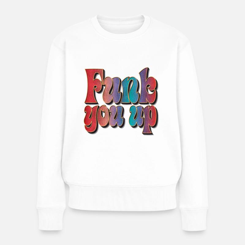 Funk vous - Pull Premium bio Femme - blanc