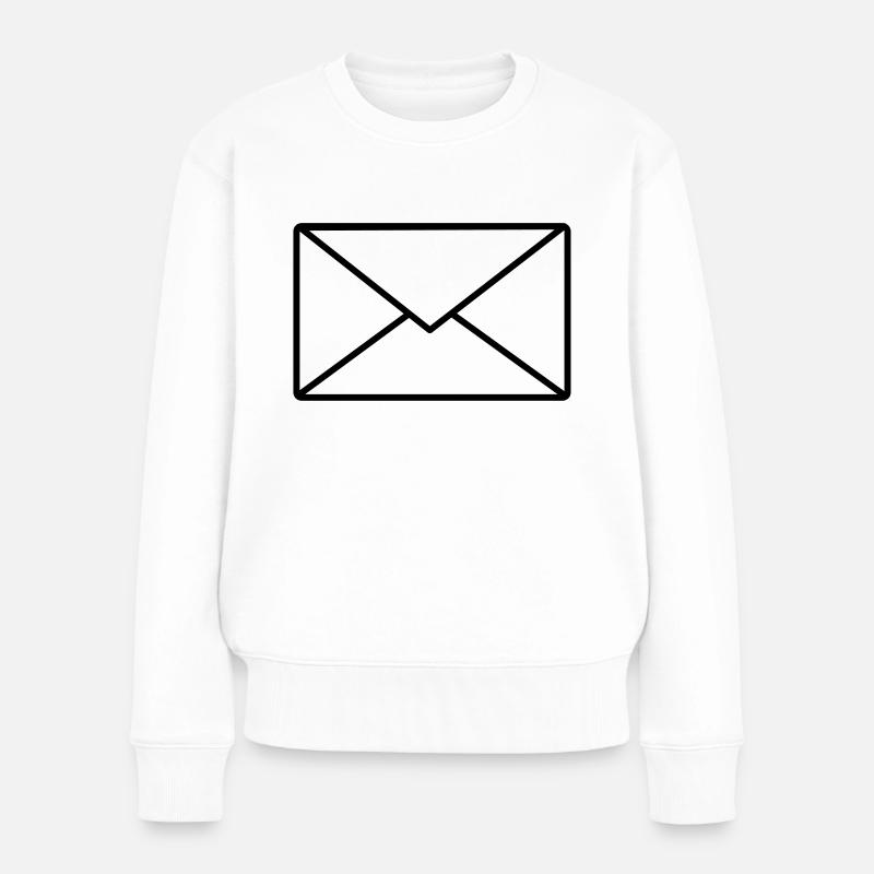 Brief - Frauen Premium Bio Pullover - Weiß