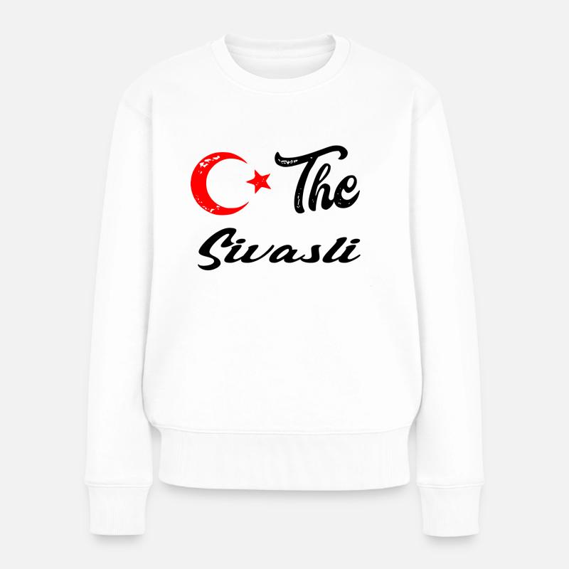 The Sivasli 58 - Frauen Premium Bio Pullover - Weiß