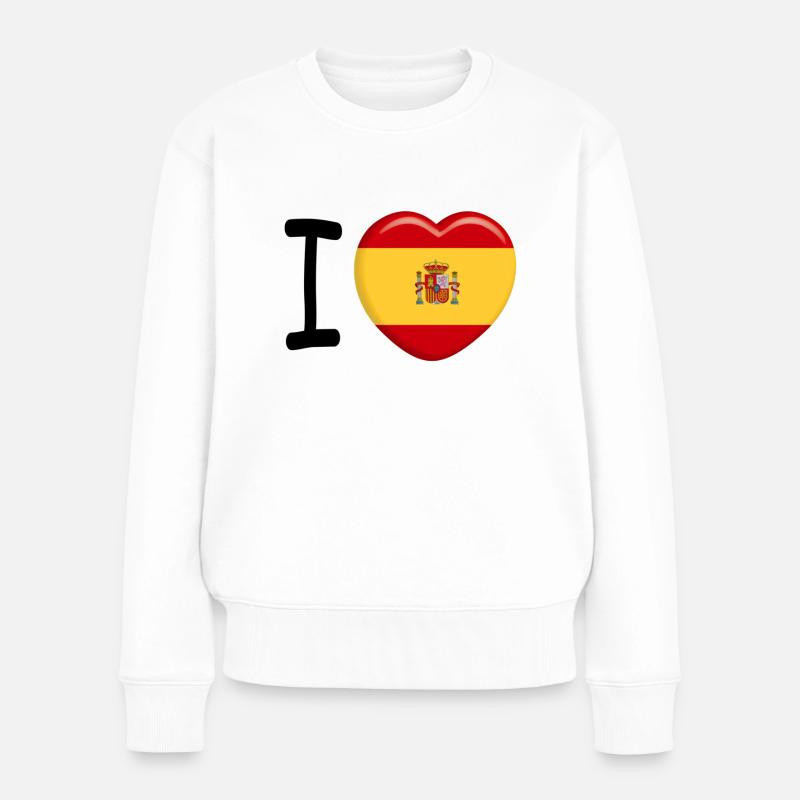 I love Espana - Pull Premium bio Femme - blanc