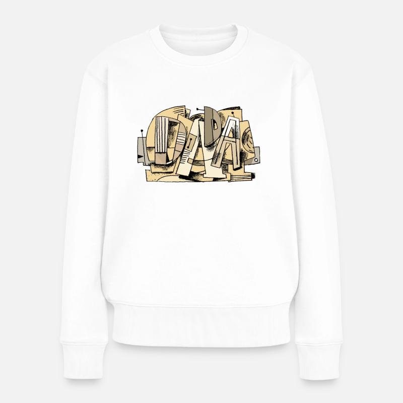 DADA - Frauen Premium Bio Pullover - Weiß