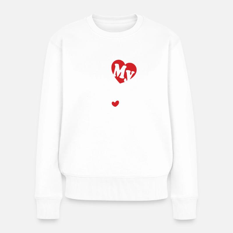 Be My Valentine Valentinstag Geschenk - Pull Premium bio Femme - blanc